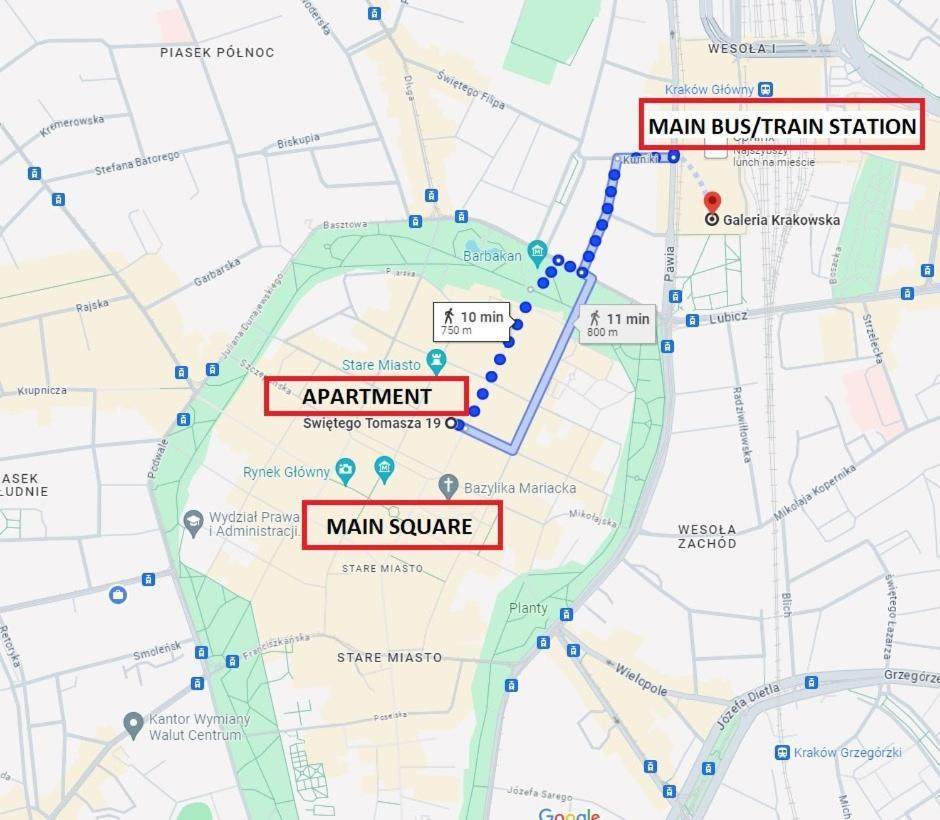 קרקוב Prime Location Apartment מראה חיצוני תמונה